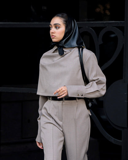 Lira Suit Set – Turkish Crepe Gabardine